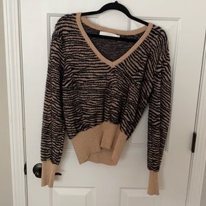 Zebra Print Sweater